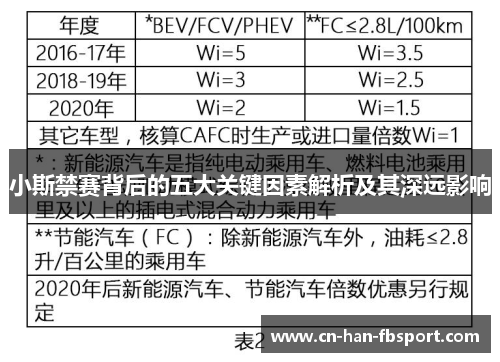 小斯禁赛背后的五大关键因素解析及其深远影响